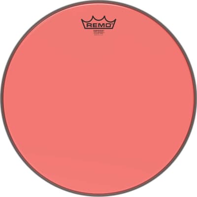Emperor Colortone batter drumhead, red, 14" image 1