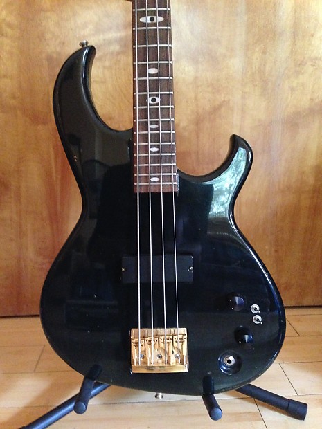 1982 Aria Pro ii  SB Black n Gold Bass image 1