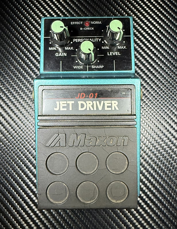 Maxon JD-01 Jet Driver, Distortion/Overdrive, 1980s-Japan