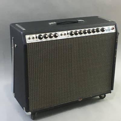 Super Rare Pearl PFT101 “Duo Reverb” 1980 Twin Reverb Clone Black Tolex Natural Relic 100 Watts Solid State MIJ Made in Japan image 6