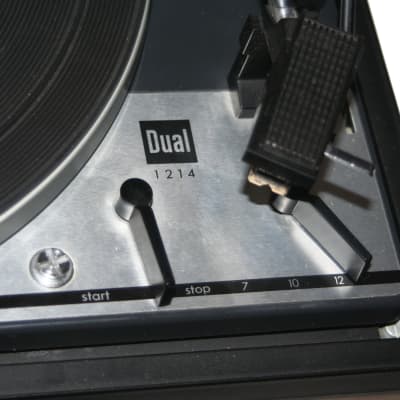 Dual 1214 Auto Turntable Record Player Clean - Single Play Spindle w/ Shure M75 Cartridge image 3