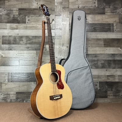 Guild B-140E Acoustic/Electric Bass Guitar W/Gig Bag - Natural for sale