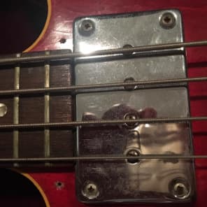Gibson 2EB EB2 1969 Red Lefthanded Lefty Bass image 3
