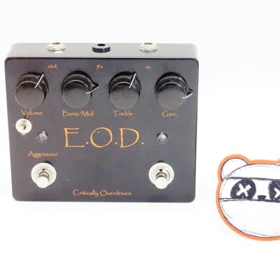 Critically Overdriven E.O.D. Overdrive Black | Reverb