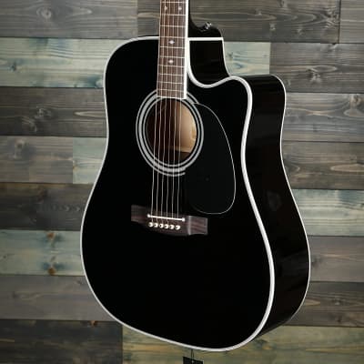 Takamine EF341SC Legacy Series Acoustic-Electric Guitar Black image 8