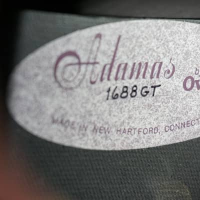 Ovation Adamas 1688 GT Left handed 12 String Acoustic-Electric Guitar 2013 Black image 12