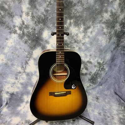 Epiphone Pro-1 Acoustic Guitar Ebony + Free Case Included