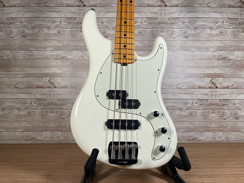 Music Man Caprice 4-String Bass Ivory White with Hardshell Case