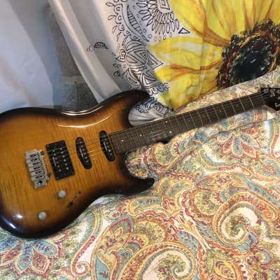 Brawley A222 Electric Guitar Strat w Case for sale