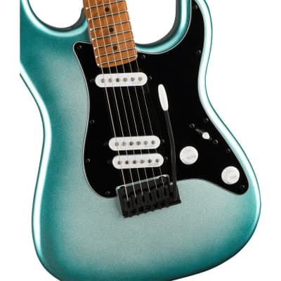Squier Contemporary Stratocaster Special Roasted Maple Fingerboard, Black Pickguard, Sky Burst Metallic image 10