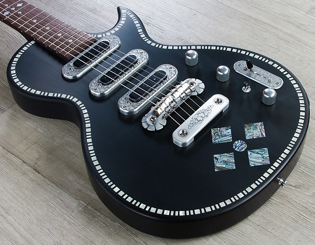 【値下げ】 Rosewood Black Guitar Electric Diamond BP 3S A22SU Zemaitis Fretboard Malta Reverb | Case  +Hard ギター