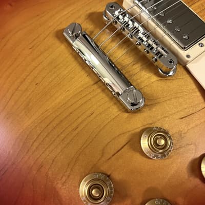 2023 Gibson USA Les Paul Tribute Electric Guitar Satin Cherry Sunburst image 4