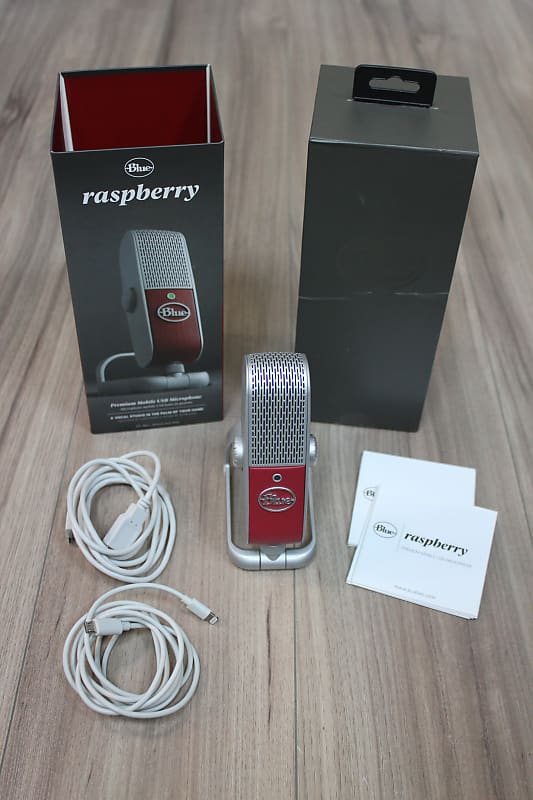 Blue Raspberry Premium Mobile USB Microphone image 1