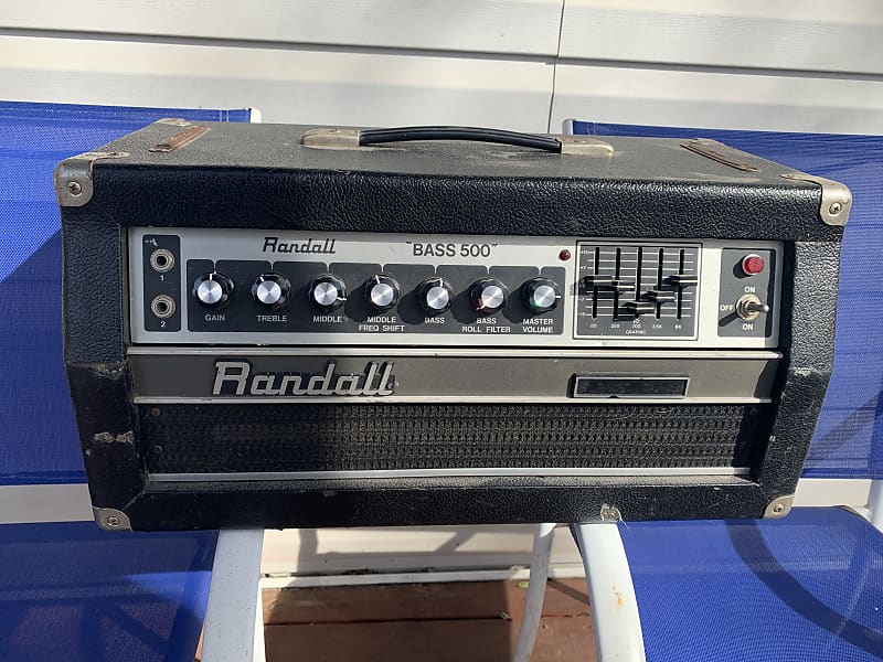 Randall Bass 500 (RBA500) 1980s 300 watt (500Peak) Bass Amp