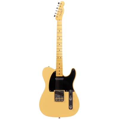 Fender Custom Shop '52 Telecaster Electric Guitar, Deluxe Closet Classic, Nocaster Blonde - #36412 image 5
