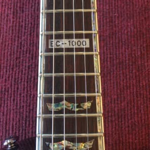 ESP LTD EC-1000 Deluxe Edition See Thru Black Cherry image 4