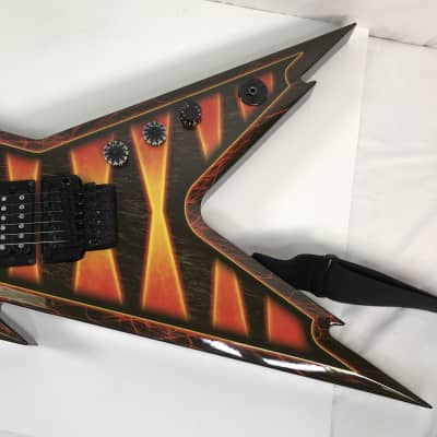 Dean Dime Dimebag Razorback Floyd Bumblebee Firefly Flame | Reverb