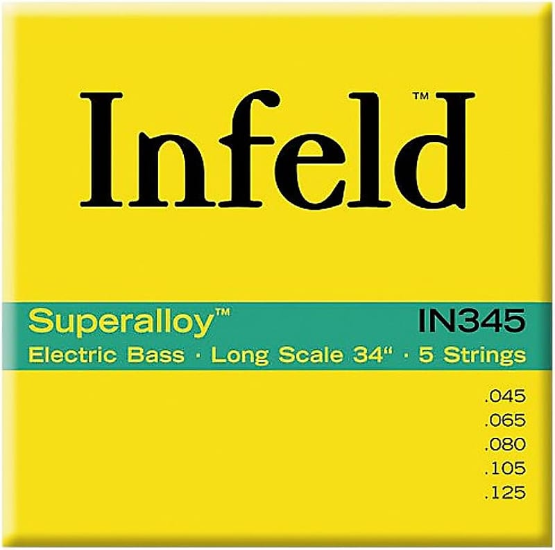 Thomastik Infeld SuperAlloy Bass Strings ; long scale 45-125 (IN345) image 1