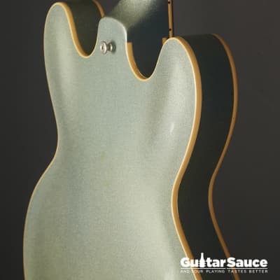 Gibson  Gibson Custom Shop ES 335 Light Blue Sparkle Metallic Used 2008 (Cod. 1432UG) image 14