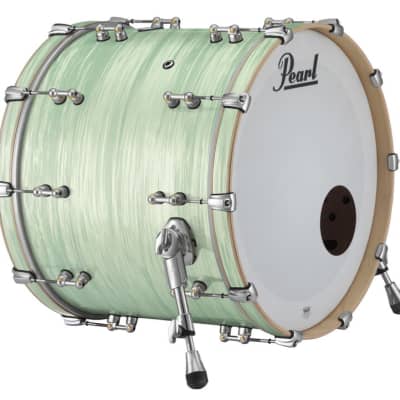 Pearl Music City Custom Reference Pure 22x20 Bass Drum, #414 Ice Blue Oyster ICE image 1