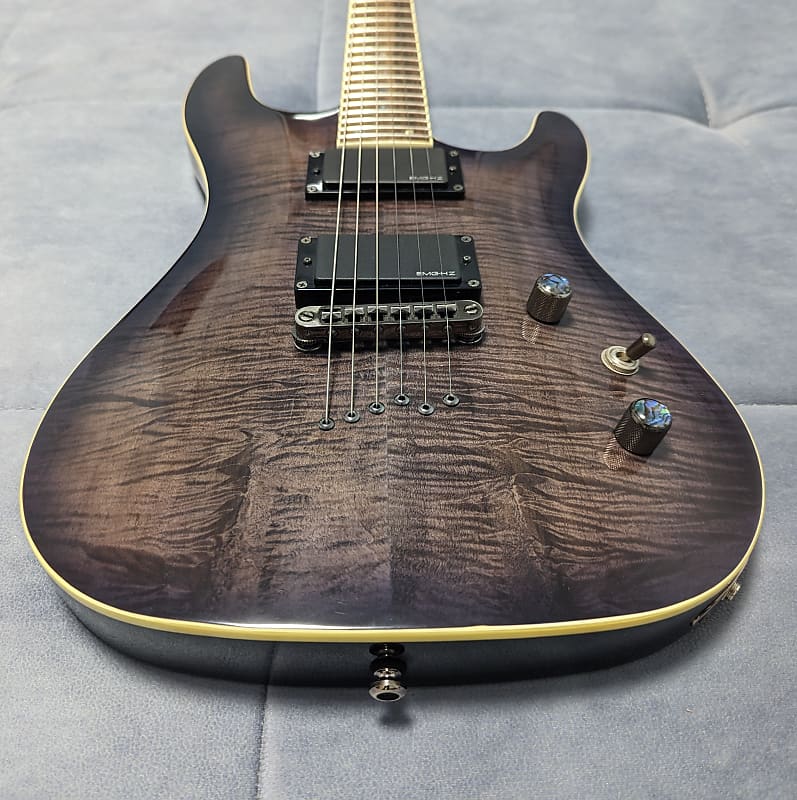 Cort KX1X EMG 虎目 ブラウンサンバースト アーチドトップボディー