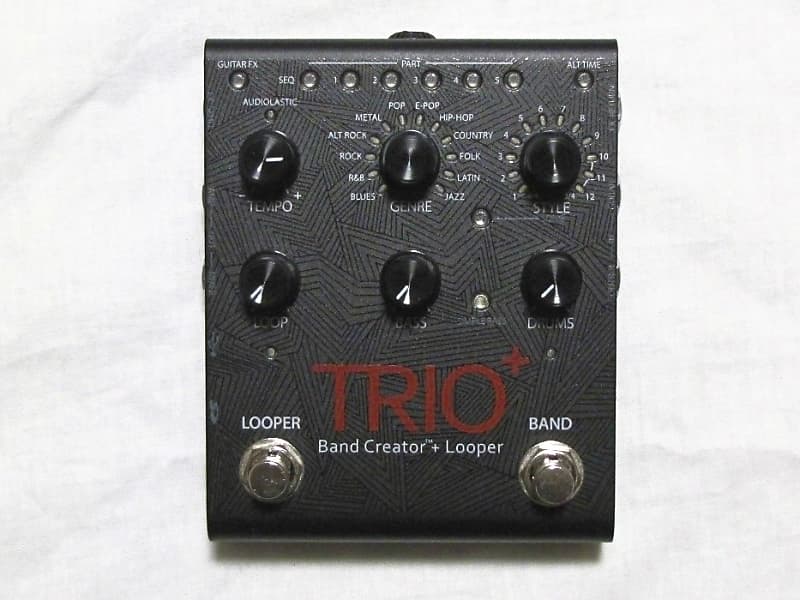 TRIO Band Creator + FS3X 中古品 Used DigiTech Trio+ Band Creator Plus Looper Guitar Pedal w