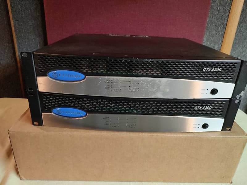 Crown CTs 4200 4channel power amps ( Two Units ) Reverb