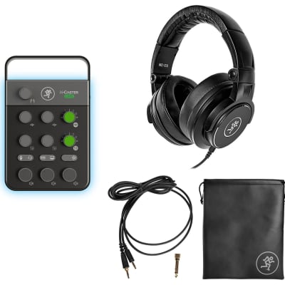 Mackie M Caster Live Streaming Podcasting Smartphone/USB Mixer+MC-150 Headphones image 1