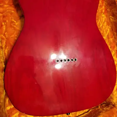 Fender Custom Shop 2012 Custom DLX Telecaster- Candy Red- ASH body - FLAMED Neck image 3