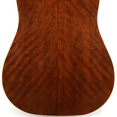 Morris MD507 Solid Top Mahogany Cherry Sunburst Acoustic Guitar image 7