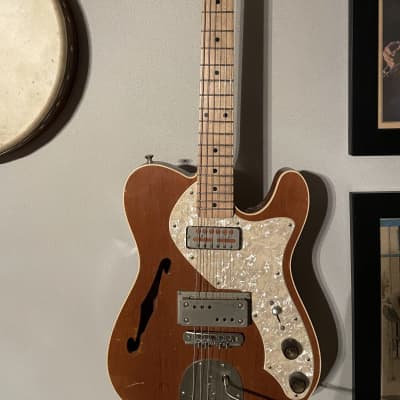 Waterslide T-Style Coodercaster Thinline Mahogany 2018 - Nitro Lacquer image 1