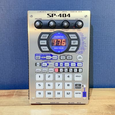 Mint] Roland SP-404 Sampler - Silver w/ 128MB CF Card | Reverb