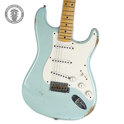 2010 Fender Custom Shop Limited Edition Stratocaster Dennis Galuzka Masterbuilt 50's Relic Sonic Blue for sale