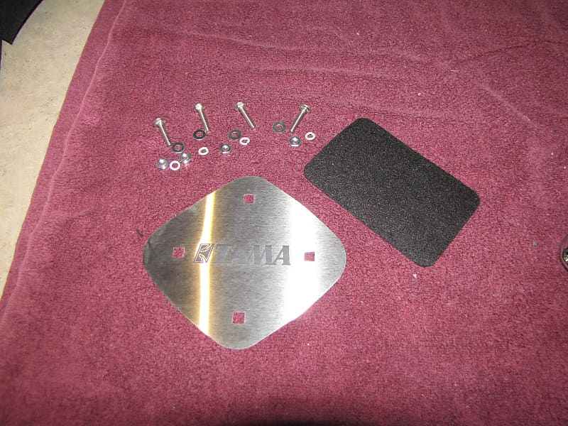 Tama style bass drum and tom cover plates. Reverb