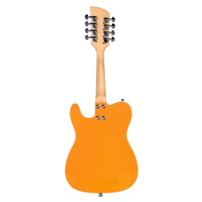 Eastwood Guitars Mandocaster LTD - TV Yellow - Solidbody Electric Mandolin - NEW! image 7