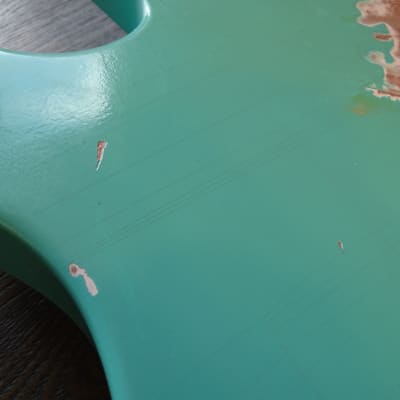 aged RELIC nitro Telecaster ALDER loaded body Seafoam Green Fender '64 Pickups bridge image 9