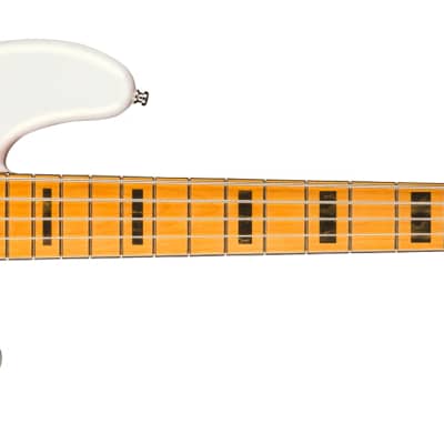 FENDER - American Ultra Jazz Bass V  Maple Fingerboard  Arctic Pearl - 0199032781 for sale