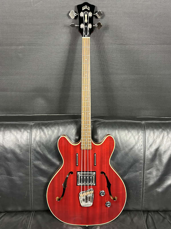 Guild Guild Starfire Electric Bass - Cherry Red image 1