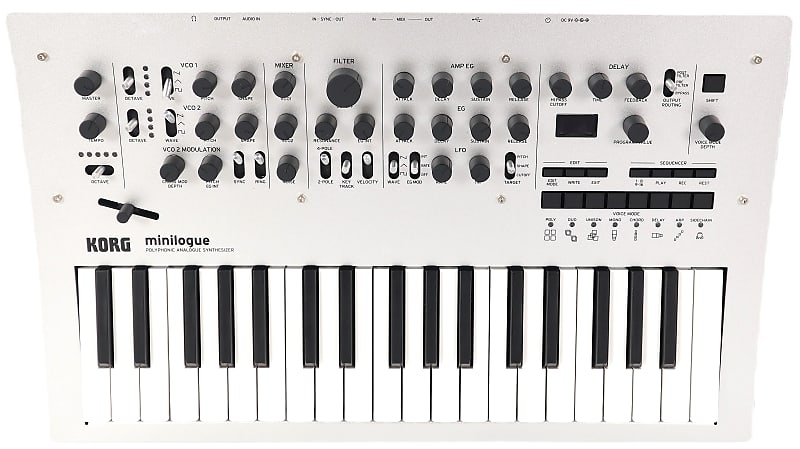 Korg Minilogue 37-Key Polyphonic Analogue Synth Keyboard Synthesizer *Demo* image 1