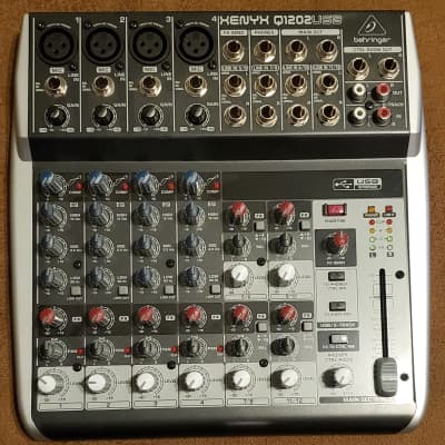 Behringer Xenyx Q1202USB 12-Input Mixer with USB Interface | Reverb