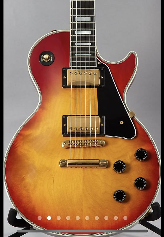 ギター Gibson Les Paul Custom Shop edition 1990 1990 Les Paul Custom Transparent Red Custom Colours Edition