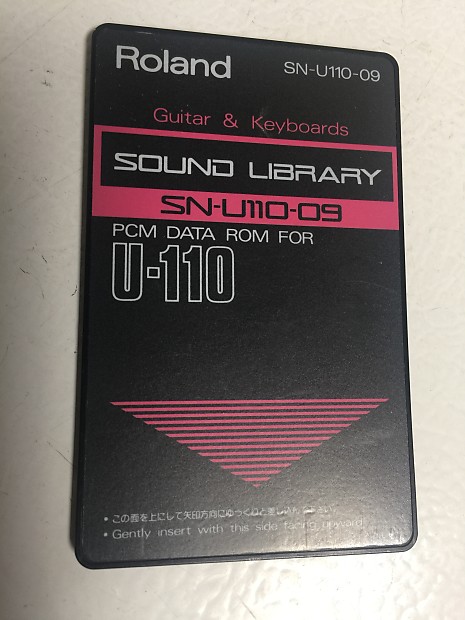 Roland SN-U110-09 PCM Data ROM Card for U-110 U110 Sound Library Card image 1