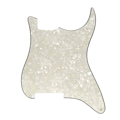 Stratocaster Blank Pickguard - Custom Screw and Pickup Layout DIY USA MEX - Cream Pearl for sale