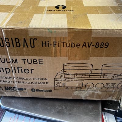 AOSIBAO Hi-Fi Tube Amplifier AV-889 good working great cosmetic condition image 19