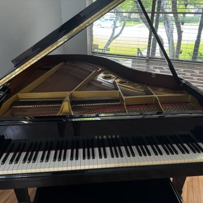 Yamaha G3PE 1986 - Polished Ebony - 6'1" – Excellent Condition image 3