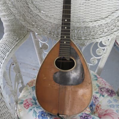 RARE vintage 1910 Victoria (Oscar Schmidt) flat-back mandolin New York / luthier project image 19
