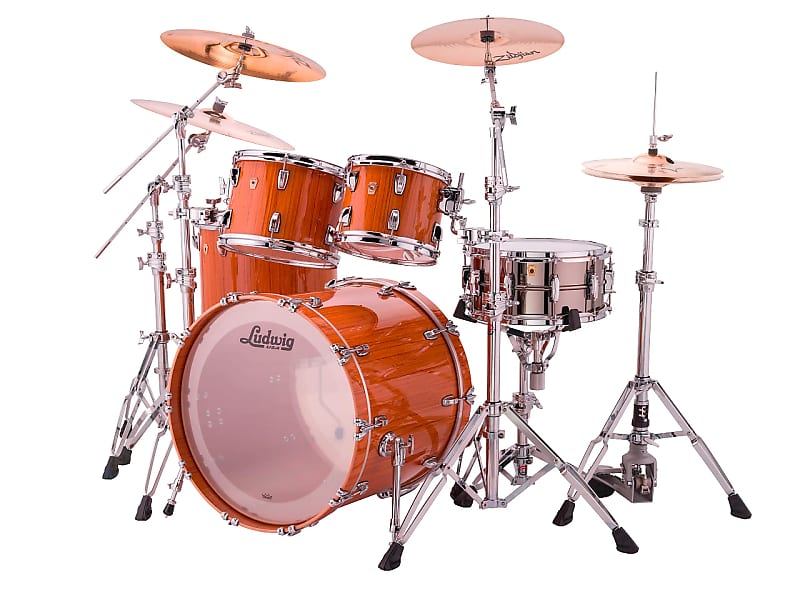 Ludwig Classic Maple Exotic Mod Outfit 8x10 / 9x12 / 16x16 / 18x22" Drum Set image 2