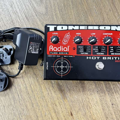 Radial Tonebone Hot British With Factory Power Supply 2010s - Red image 1