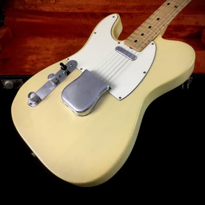 LEFTY! Vintage Early 1973 Original Fender USA Telecaster Ash Body Blonde Relic 1 Piece Maple Neck 7.6 lb HSC image 3