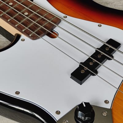 Bacchus Universe Series WJB-330 LH Left Handed Jazz Bass (Sunburst) image 4